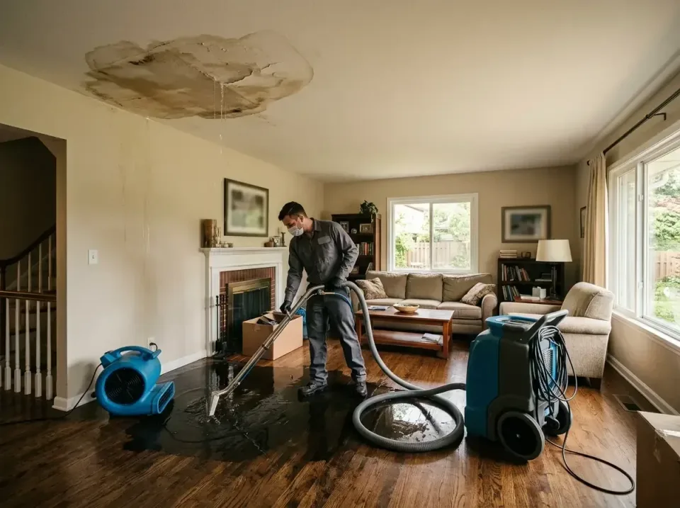 attic-pipe-burst-ceiling-drip-008 — frequently asked questions, Water Damage Restoration & Carpet Care in Nicoma Park, OK